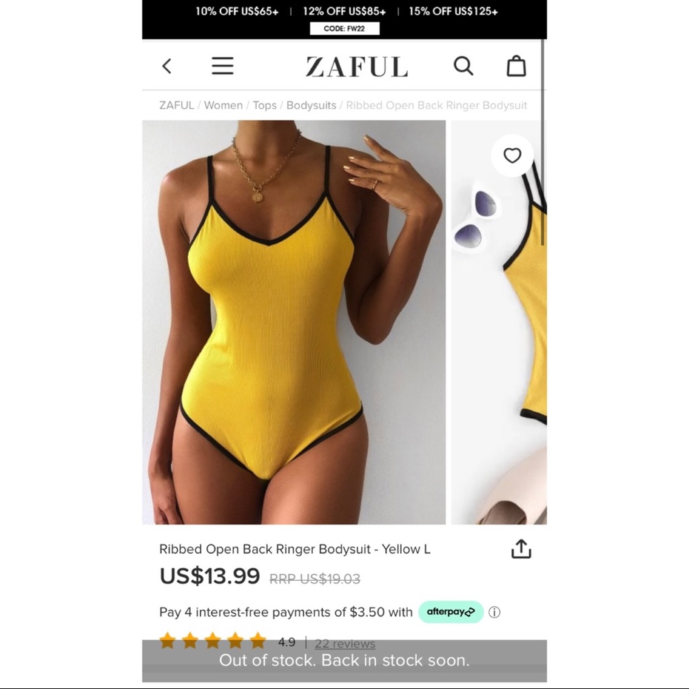 ZAFUL Bodysuit